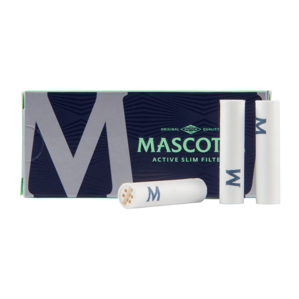 Mascotte active carbon filter, natural tip, carbon, made with coconut, made in germany, smoother puffs, 10 pack, 6mm, mascotte filter, filters