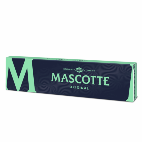 Mascotte Original Slim - Lightweight rolling papers, slow-burning, magnetic close, slim size, dutch quality