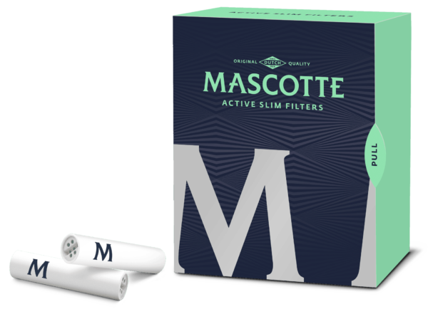 Mascotte active carbon filters 6mm filter slim, smoother puffs, natural coconut carbon, less harm, made in germany